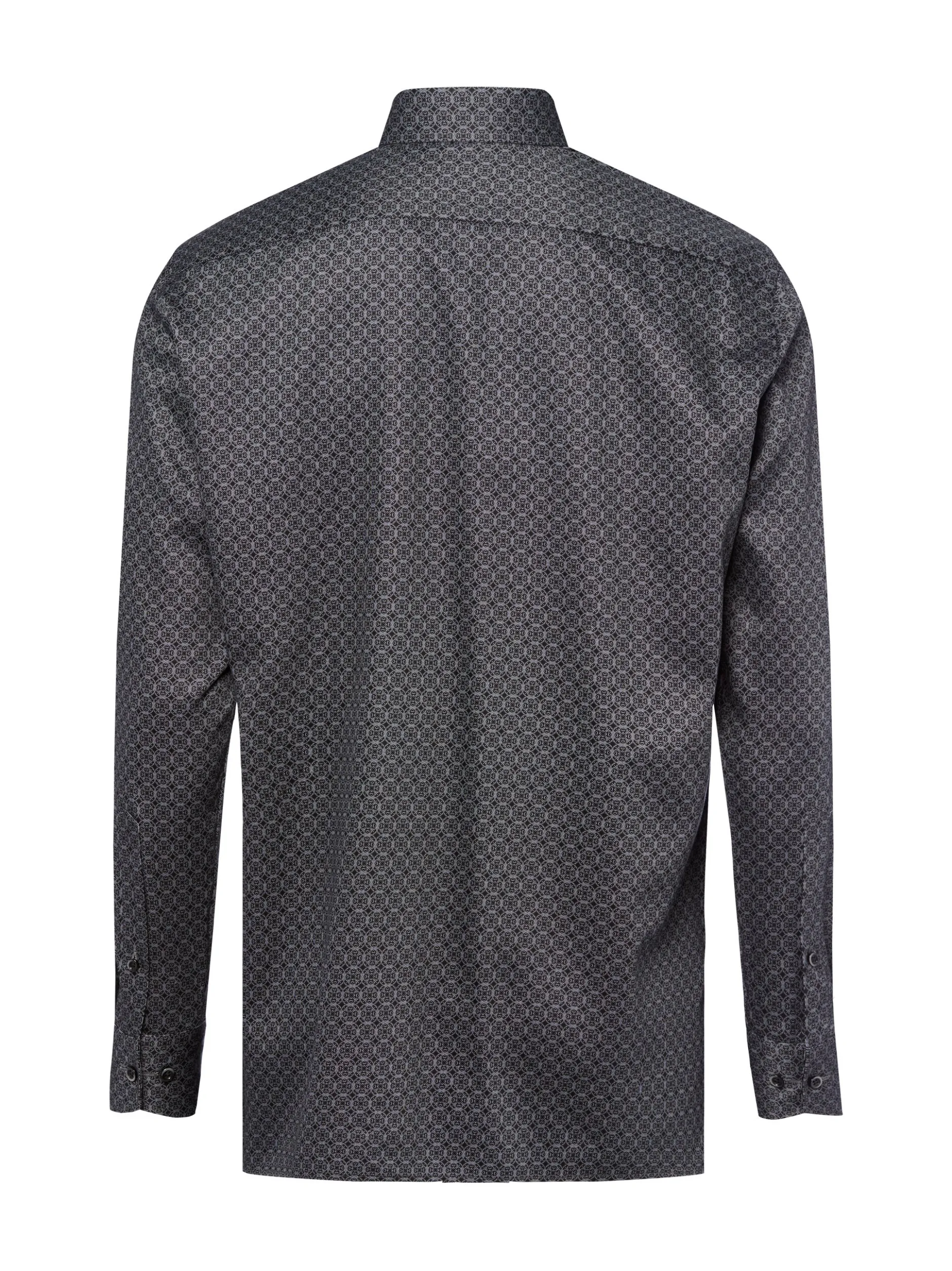 OLYMP Luxor modern fit Herren Hemd in anthrazit schwarz