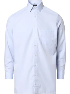 OLYMP Luxor modern fit Herren Hemd - Extrakurze Ärmel in hellblau