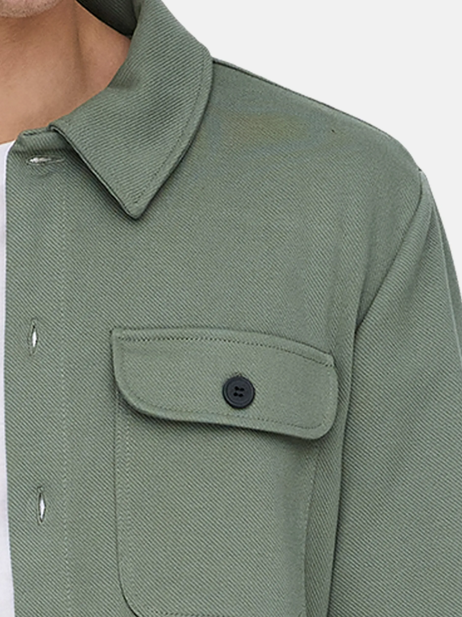 Only&Sons Herren Hemdjacke - Newkodyl in grün