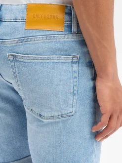 Only&Sons Herren Jeansshorts - ONSply in light stone