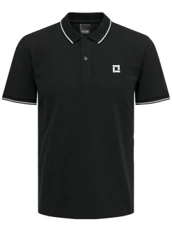 Only&Sons Herren Poloshirt - Onsefletcher in schwarz