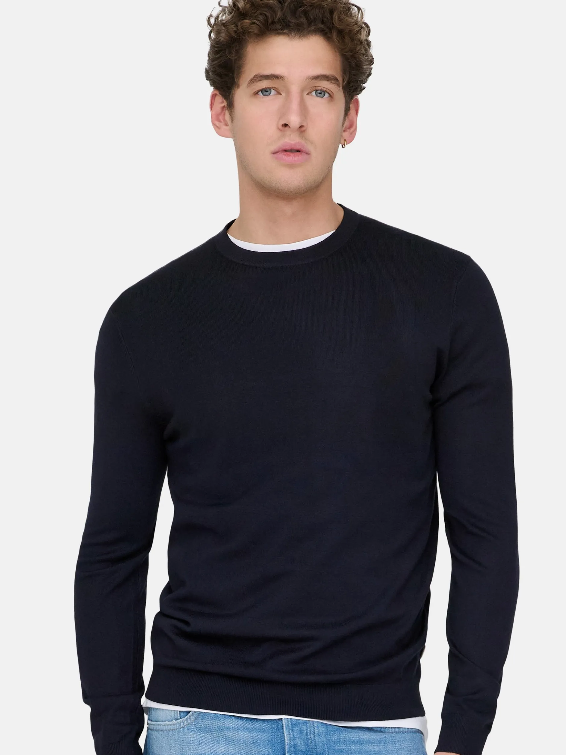 Only&Sons Herren Pullover - Wyler in blau