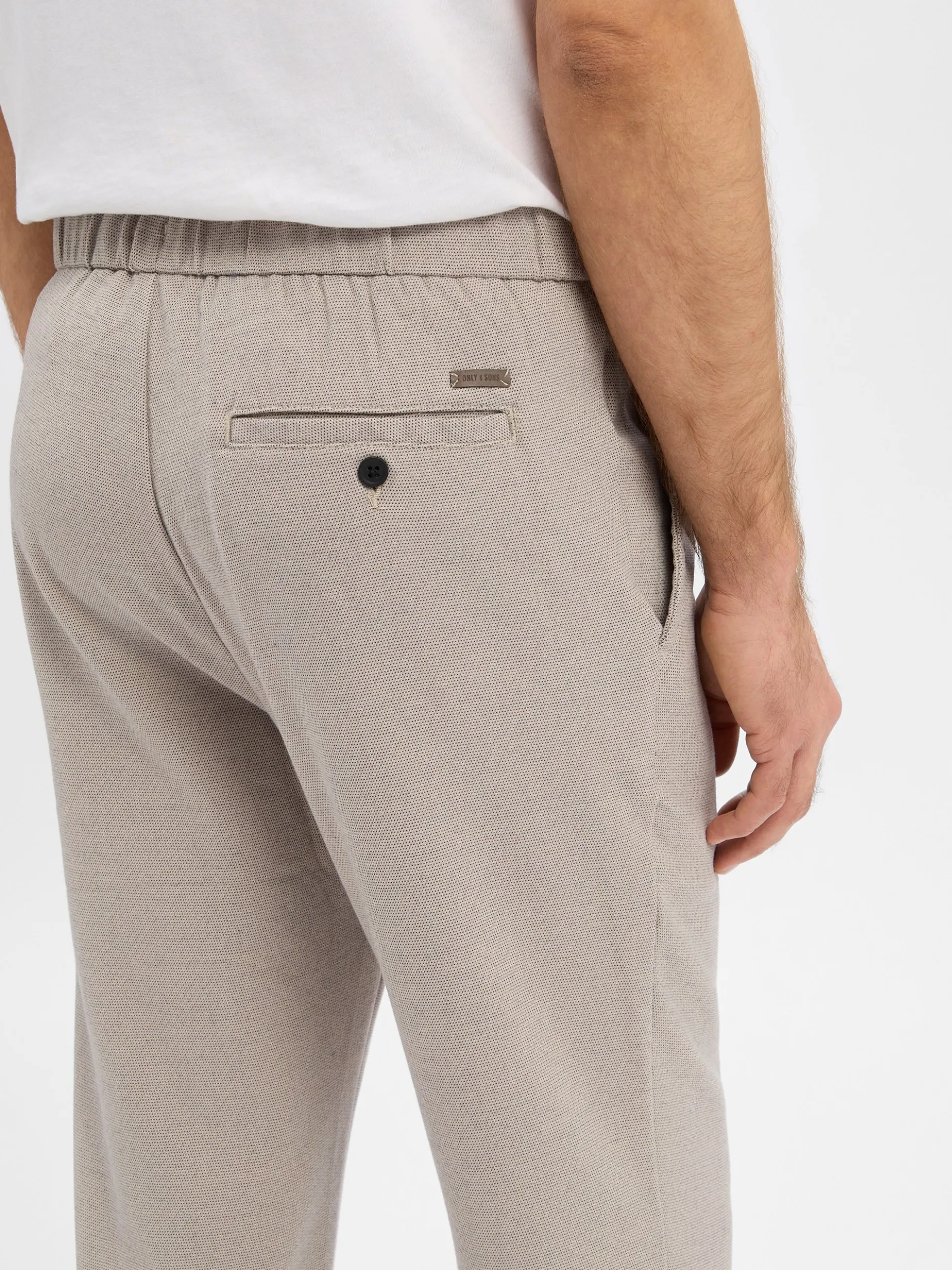 Only&Sons Herren Stoffhose - ONSLinus in kitt