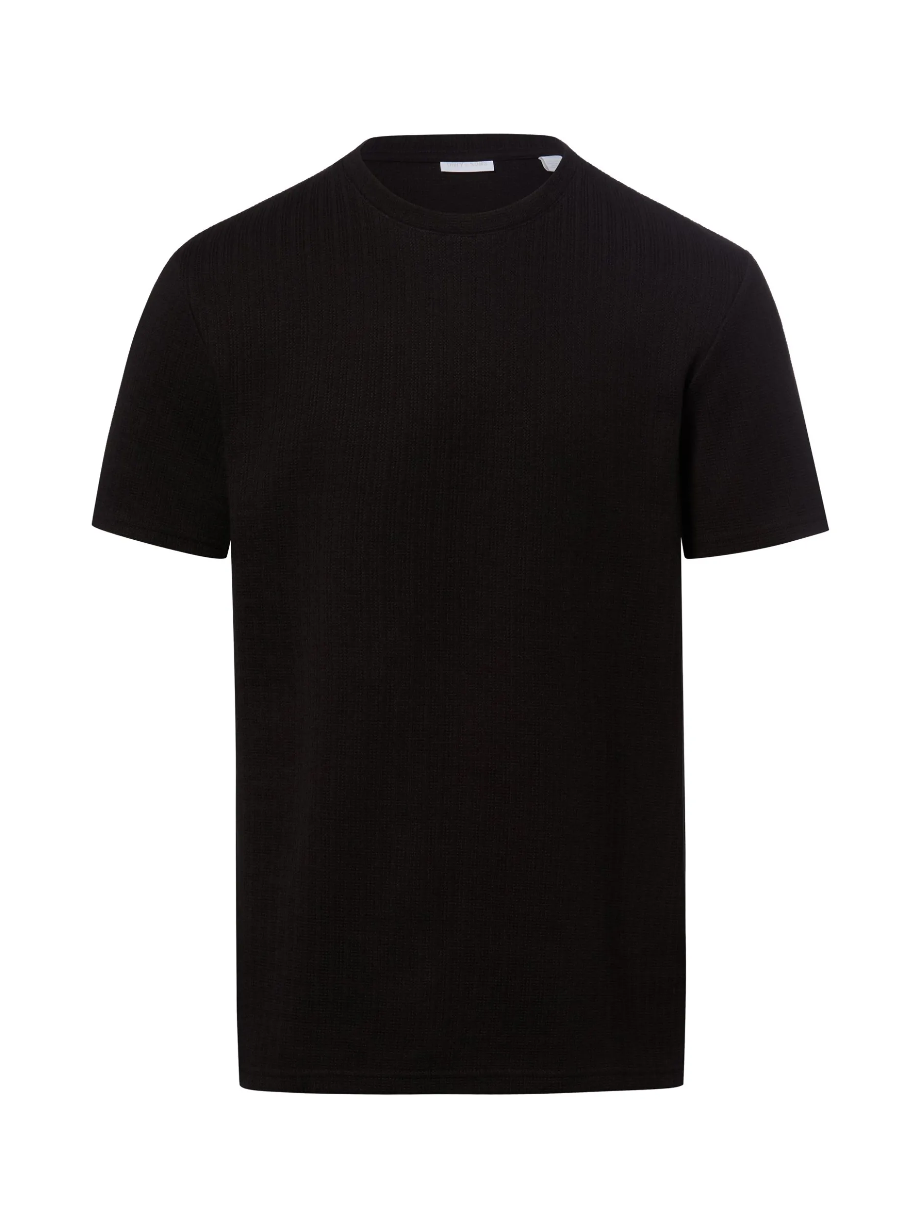 Only&Sons Herren T-Shirt in schwarz - Ärmel: kurzarm