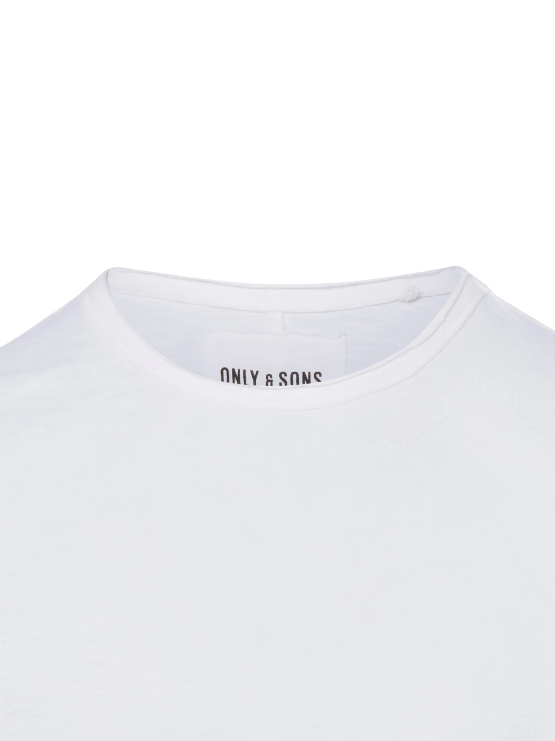 Only&Sons Herren T-Shirt - ONSBenne Longy in weiß