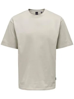 Only&Sons Herren T-Shirt - Onsfred in beige