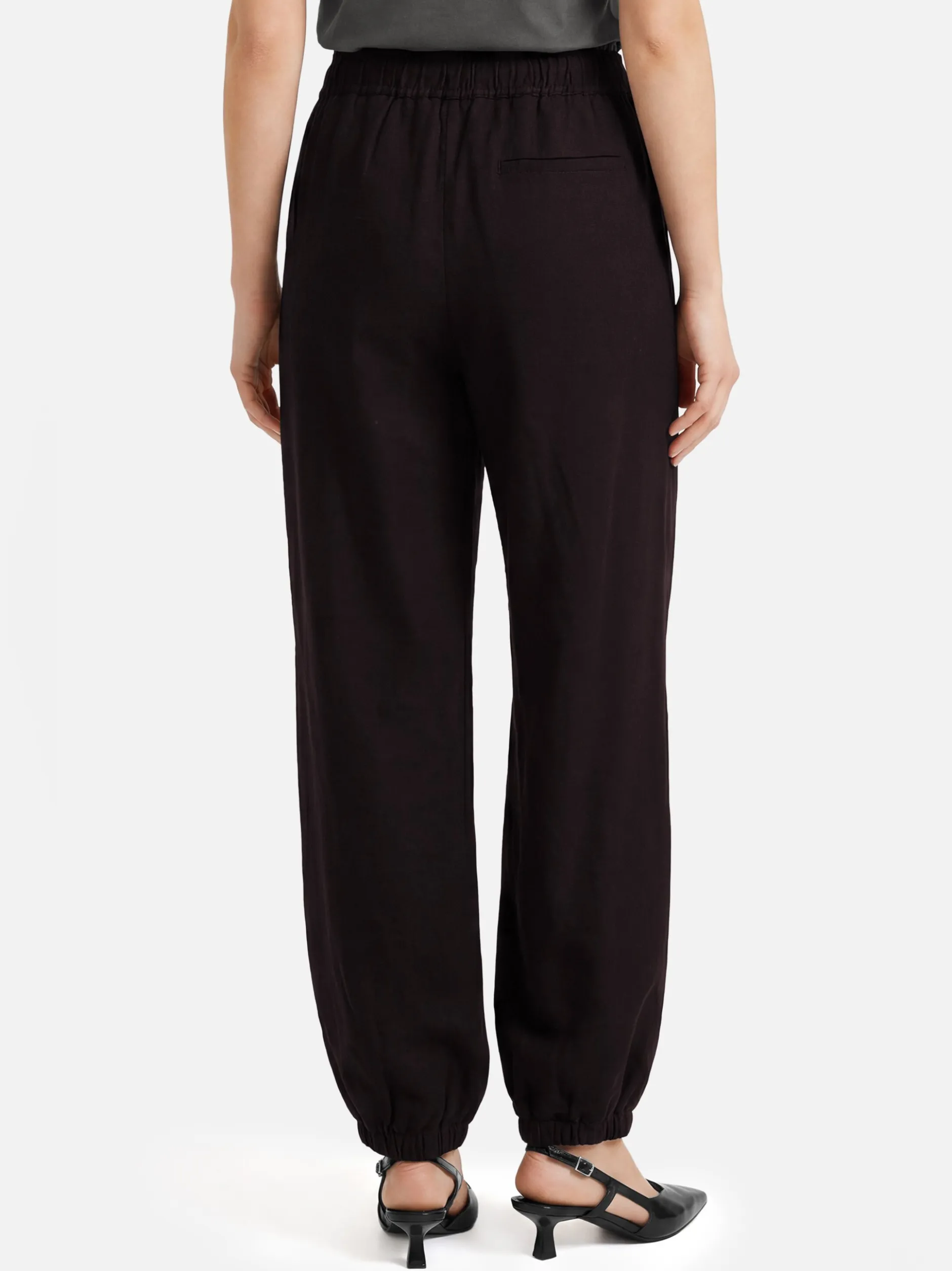Opus Damen Ballonhose - Myha Oasis in schwarz