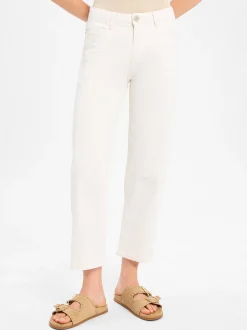 Opus Damen Barrel Jeans - Lolah in sand