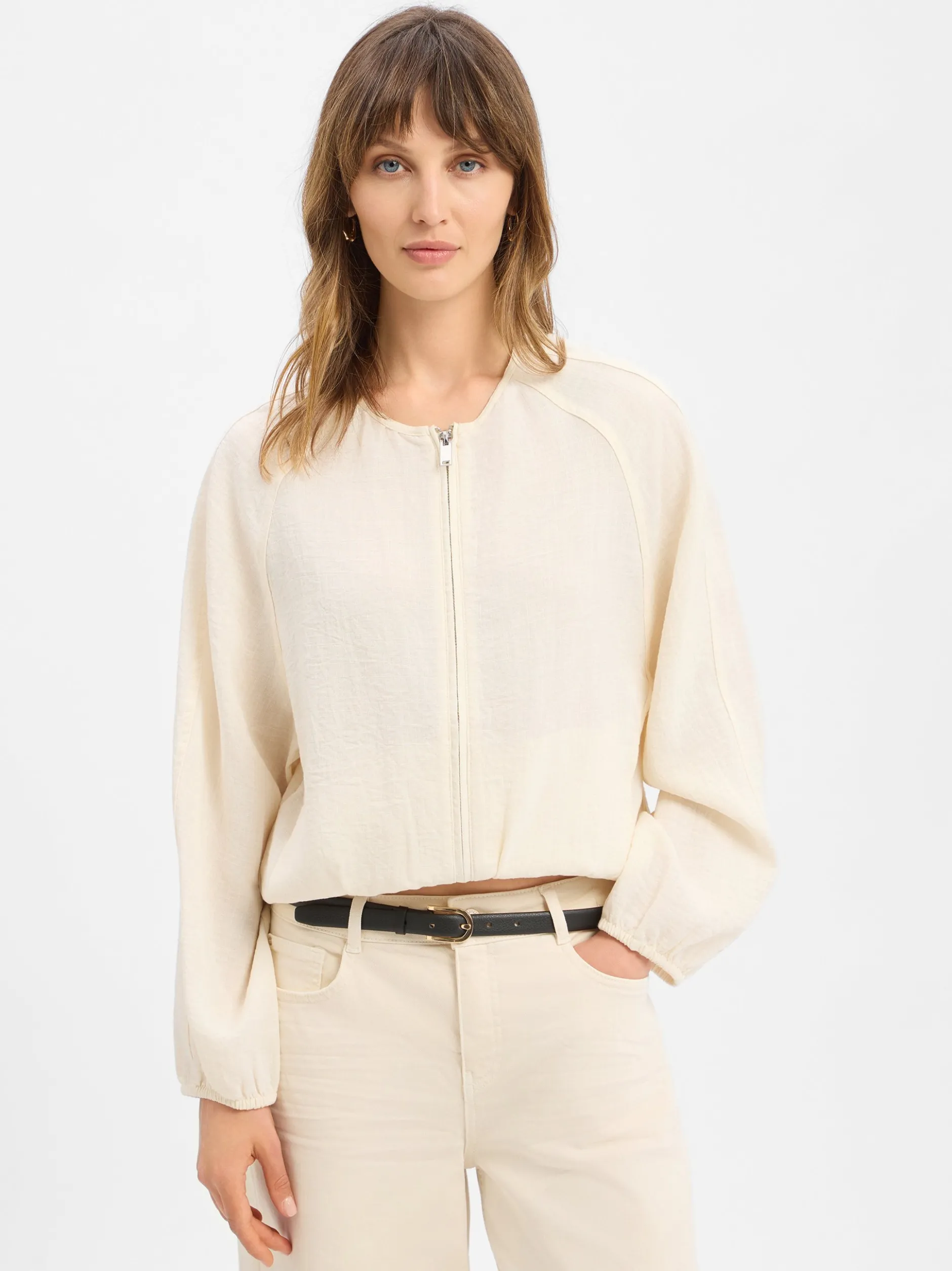 Opus Damen Blouson - Larosa in sand