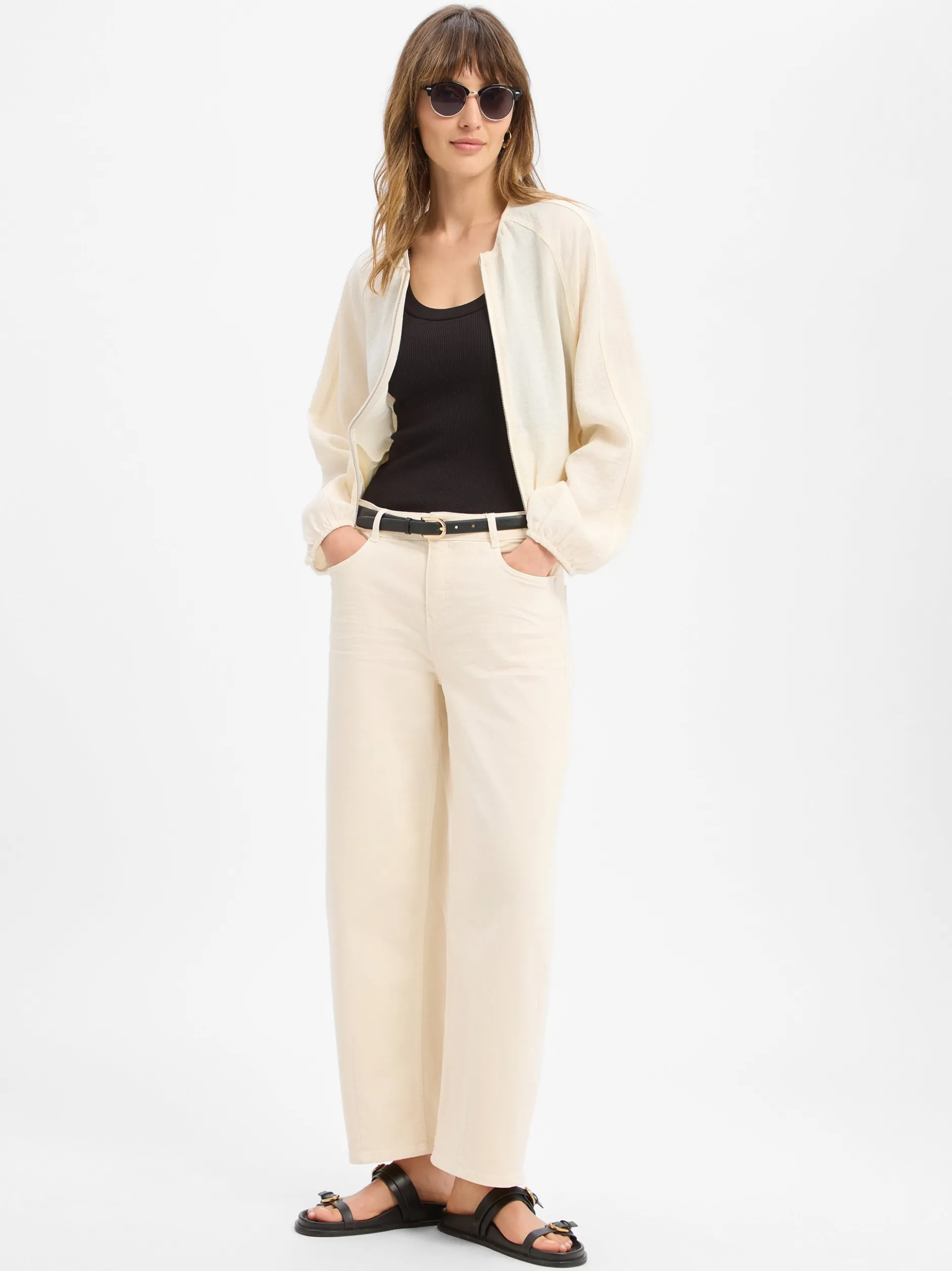 Opus Damen Blouson - Larosa in sand
