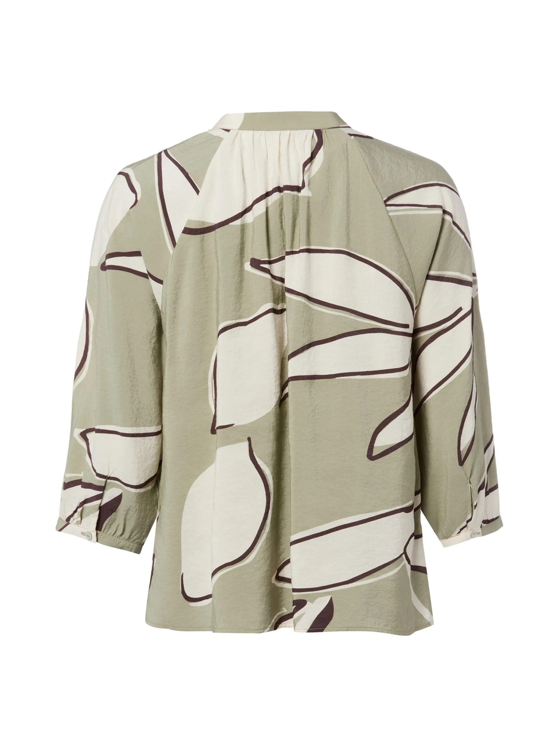Opus Damen Bluse - Faloom in schilf ecru