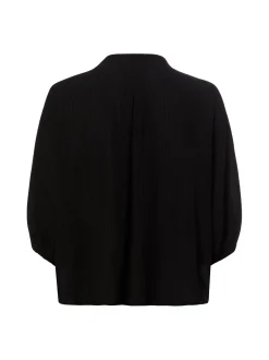 Opus Damen Bluse - Fylora in schwarz - Ärmel: 3/4 Arm