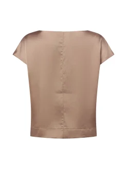 Opus Damen Blusentop in taupe roségold