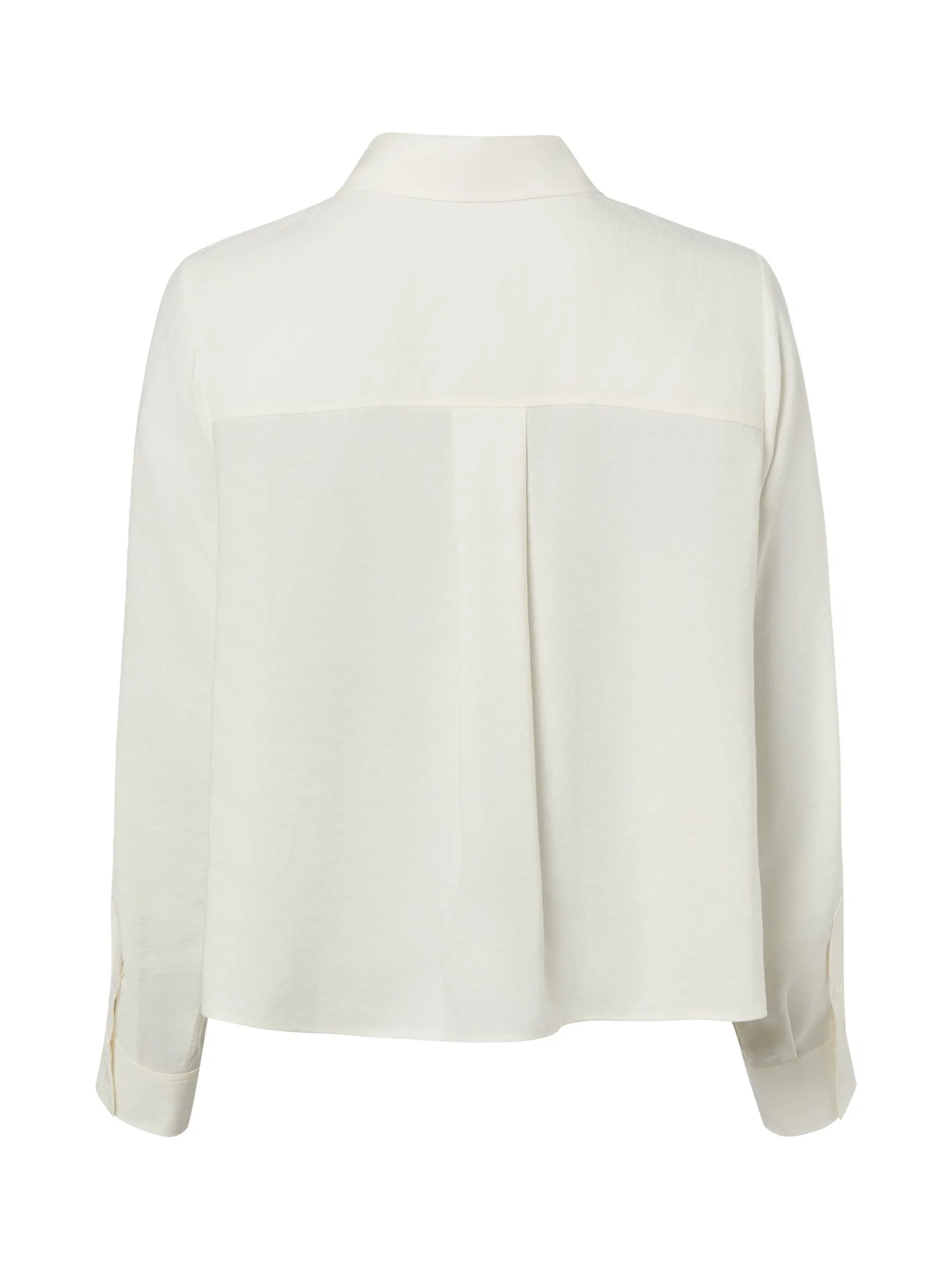 Opus Damen Hemdbluse - Flowy in ecru - Ärmel: langarm