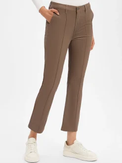 Opus Damen Hose - Ebbi in taupe - Länge: verkürzt