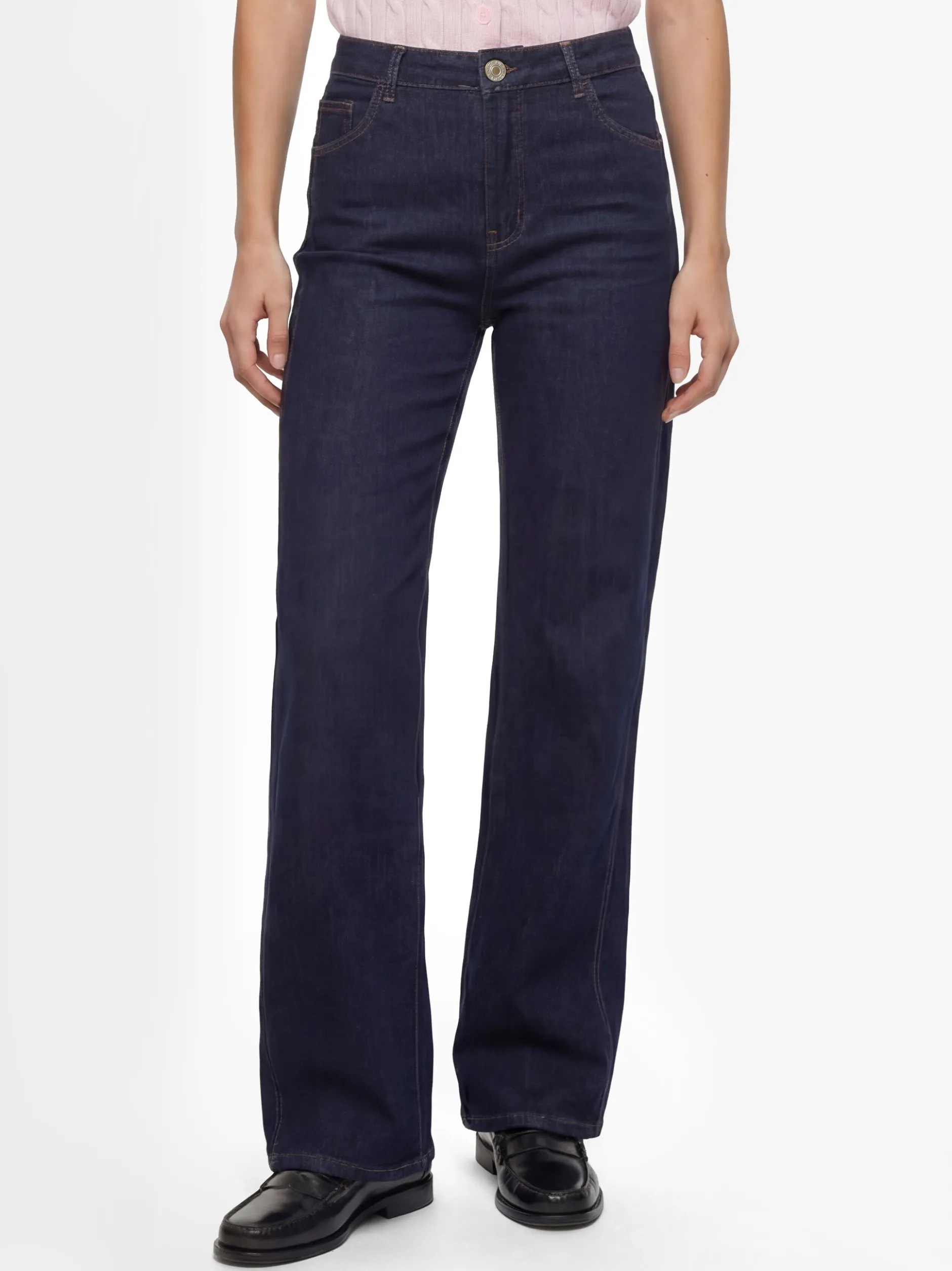 Opus Damen Jeans - Miva bold in dark stone - Länge: lang