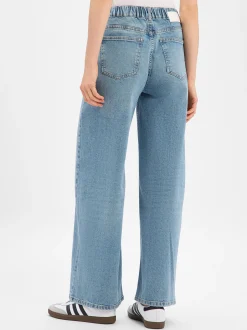 Opus Damen Jeans - Miva Retro in light stone