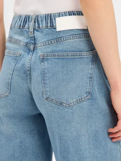 Opus Damen Jeans - Miva Retro in light stone