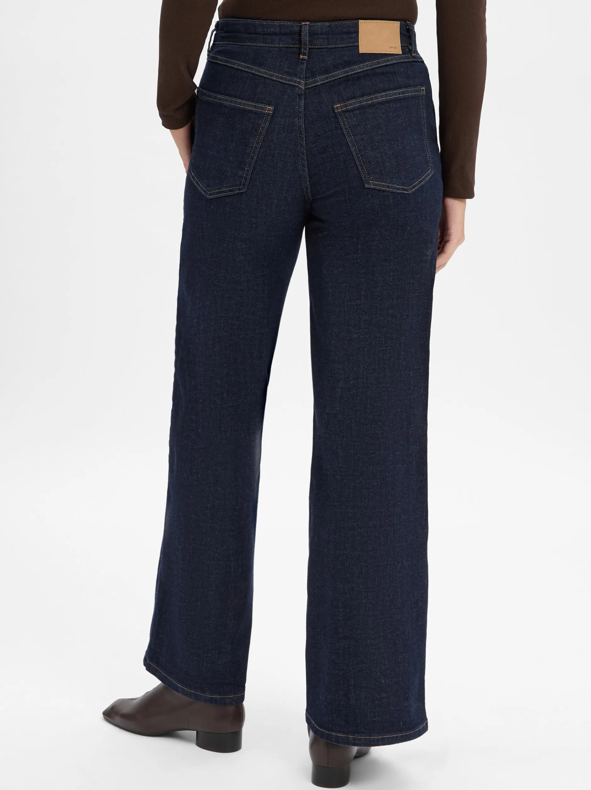 Opus Damen Jeans – Miva sense in rinsed - Länge: lang