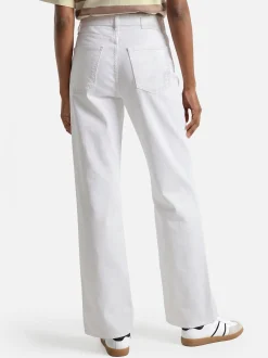 Opus Damen Jeans - Miva urban in weiß - Länge: lang