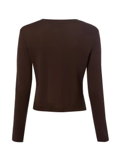 Opus Damen Jerseyjacke - Sandros in schoko
