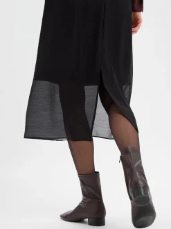 Opus Damen Midirock - Renny in schwarz - Länge: midi