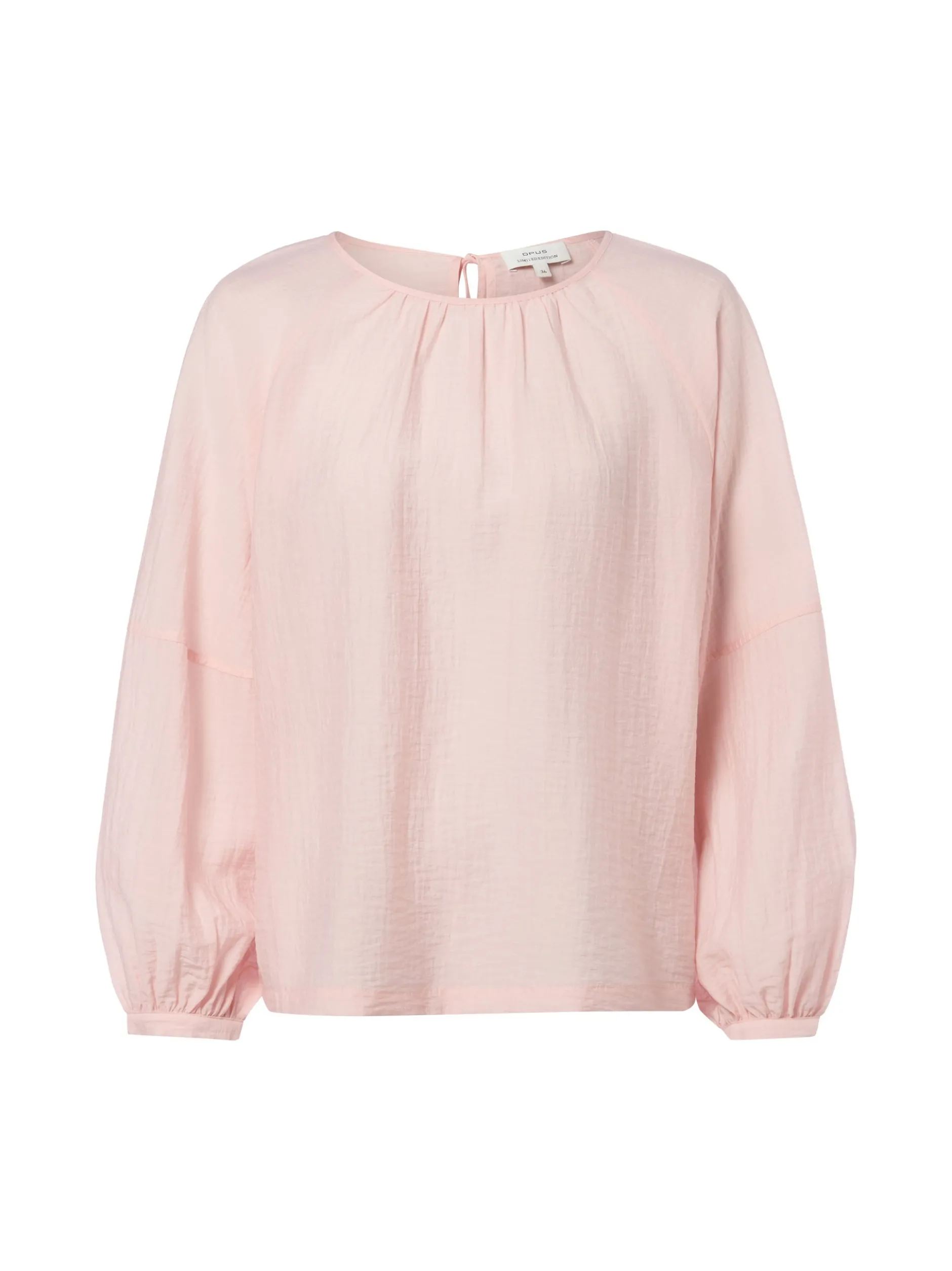 Opus Damen Sommerbluse - Fibiza in rosa - Ärmel: langarm