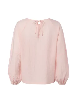 Opus Damen Sommerbluse - Fibiza in rosa - Ärmel: langarm