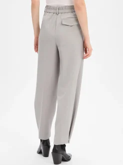 Opus Damen Stoffhose - Maiga fresh in hellgrau