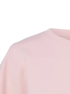 Opus Damen Sweatshirt - Gikko in rosa - Ärmel: Halbarm