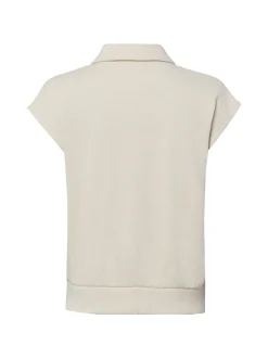 Opus Damen Top - Glaya in kitt - Ärmel: extra kurz