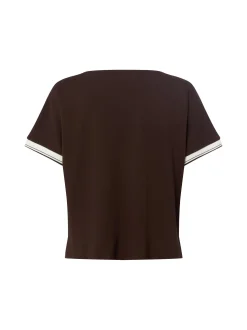 Opus Damen T-Shirt - Giprep in marine - Ärmel: kurzarm