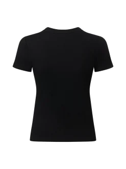 Opus Damen T-Shirt - Samuna in schwarz - Ärmel: kurzarm