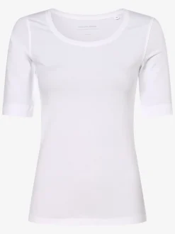 Opus Damen T-Shirt - Sanika in weiß - Ärmel: Halbarm