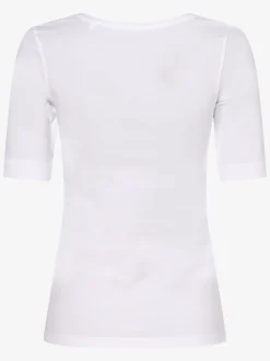 Opus Damen T-Shirt - Sanika in weiß - Ärmel: Halbarm