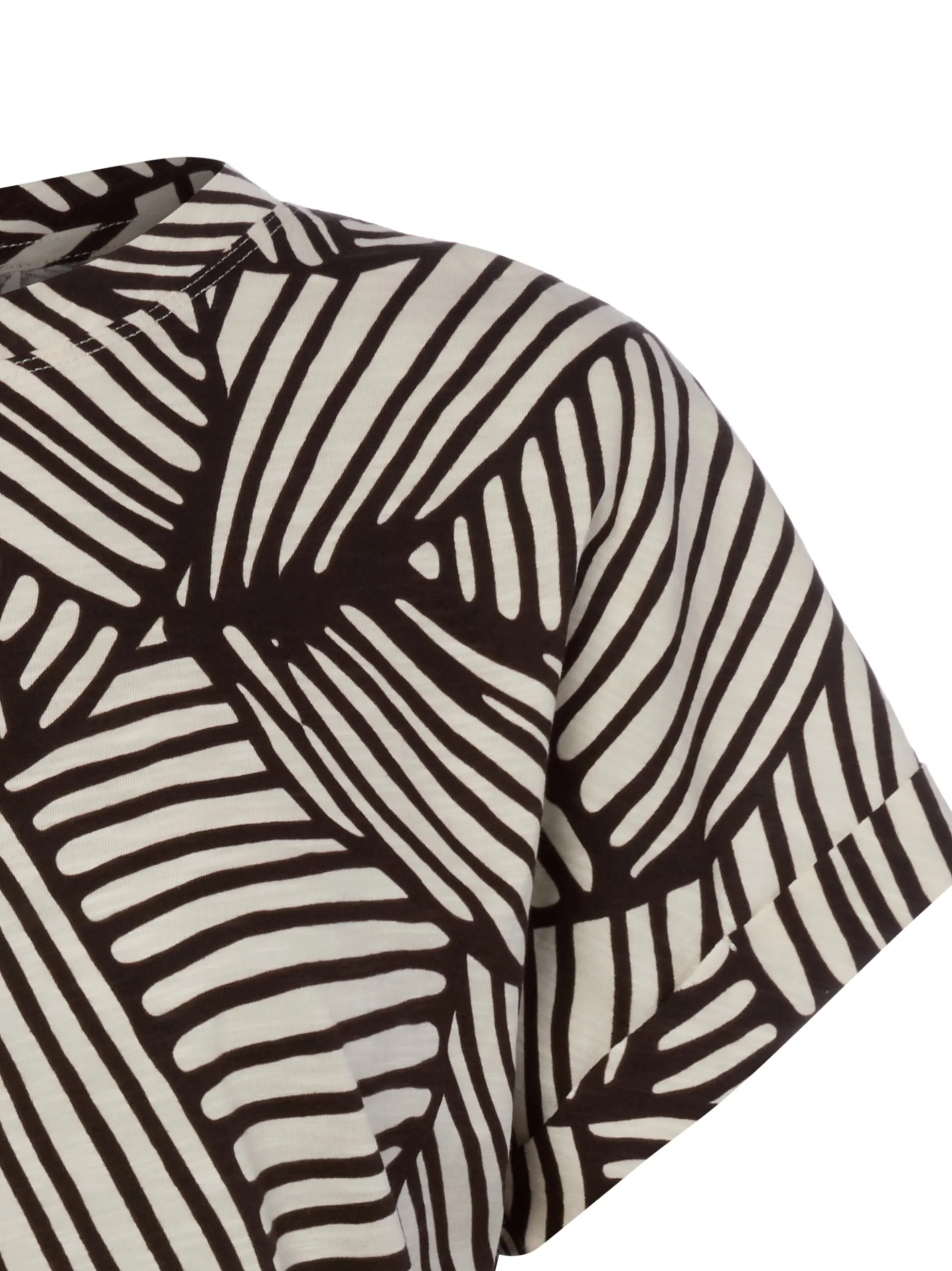 Opus Damen T-Shirt - Soprinti in weiß schoko