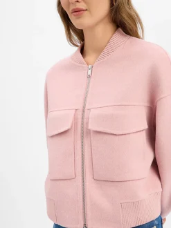 Opus Damen Wolljacke - Hiso in altrosa