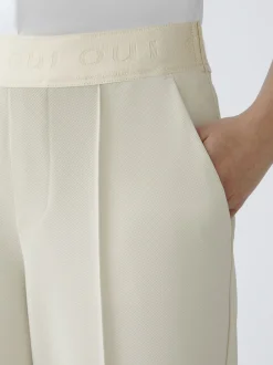 Oui Damen Culotte in weiß