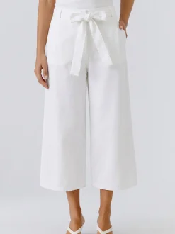 Oui Damen Culotte in weiß