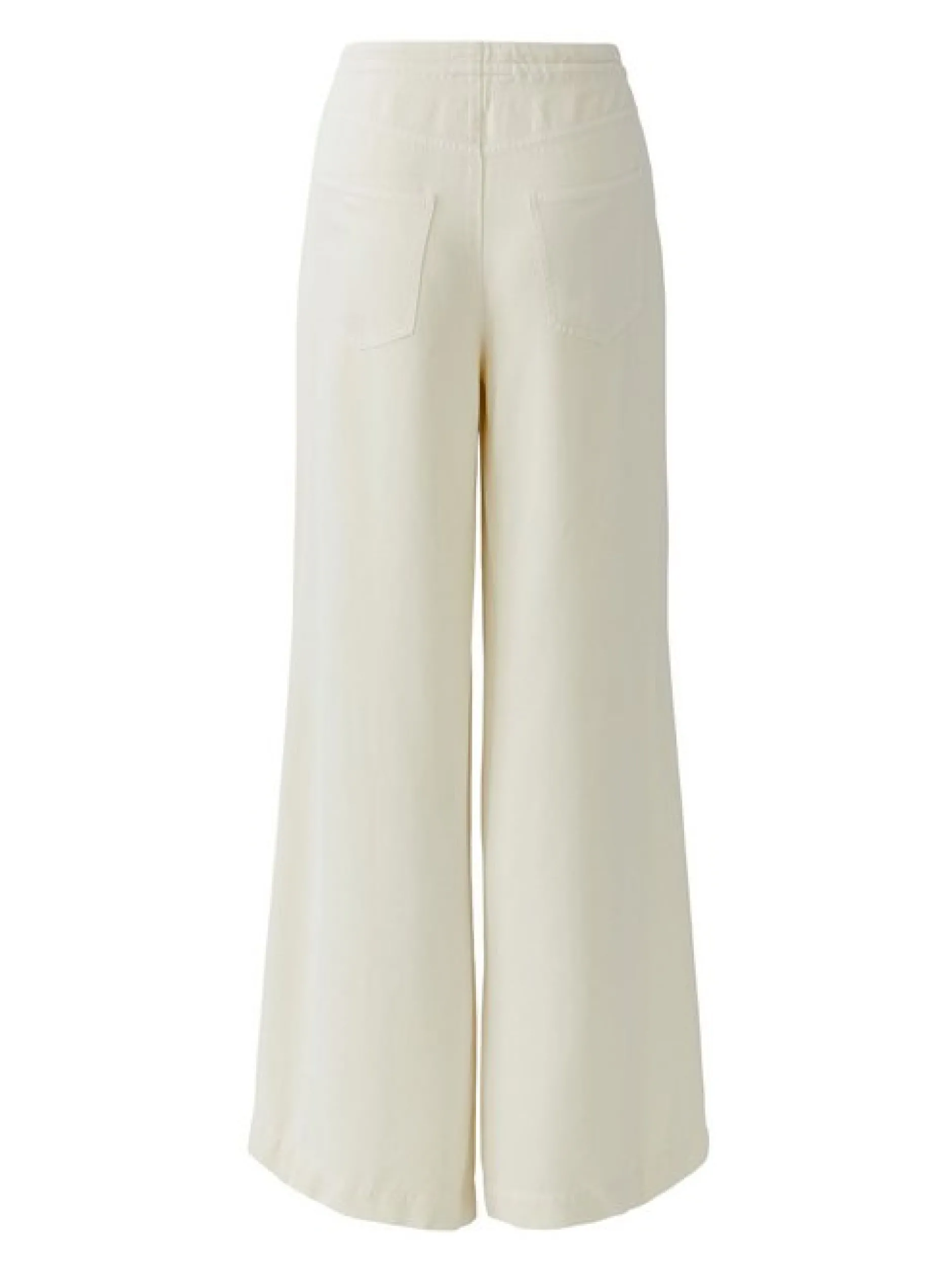 Oui Damen Hose in weiß