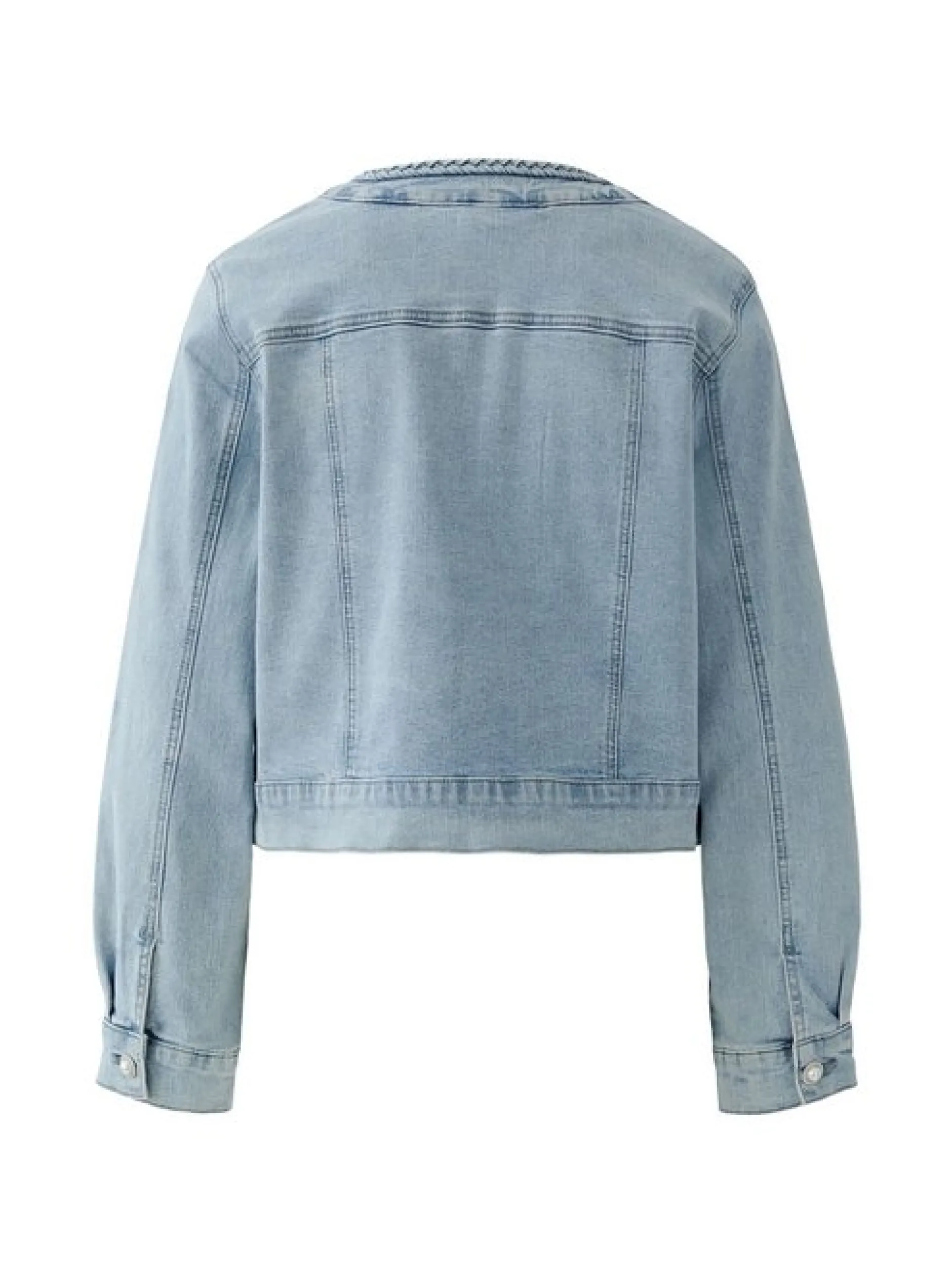 Oui Damen Jeansjacke in light stone denim