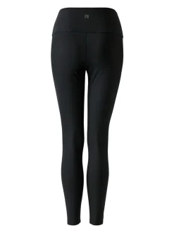 Oui Damen Leggings in schwarz