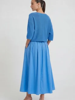 Oui Damen Midirock in marine