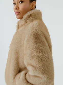 Oui Damen Outdoorjacke in camel