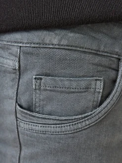 Paddock`s Damen 5-Pocket Jeans - LARA Straight Fit in grau