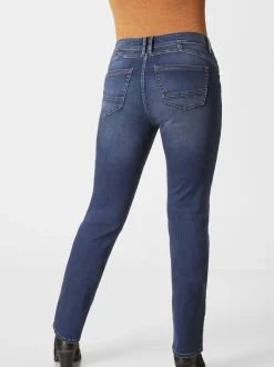 Paddock`s Damen 5-Pocket Jeans - LIA Slim Fit in blue stone