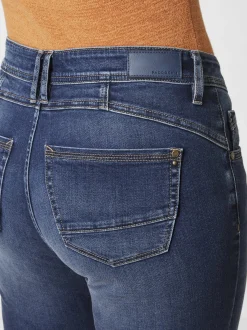 Paddock`s Damen 5-Pocket Jeans - LIA Slim Fit in blue stone