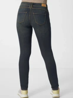 Paddock`s Damen 5-Pocket Jeans - PAT Slim Fit in dark stone