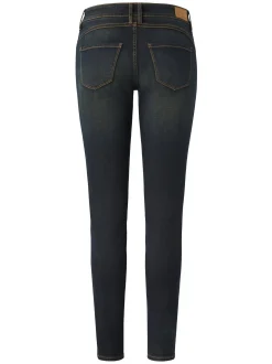 Paddock`s Damen 5-Pocket Jeans - PAT Slim Fit in dark stone