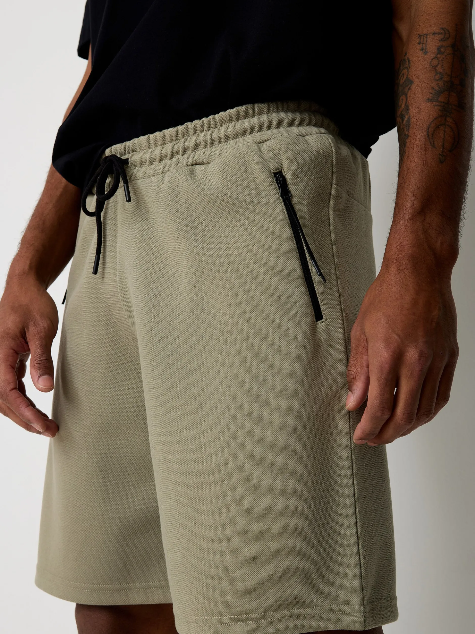 Paddock`s Herren Bermuda - Regular Fit in khaki